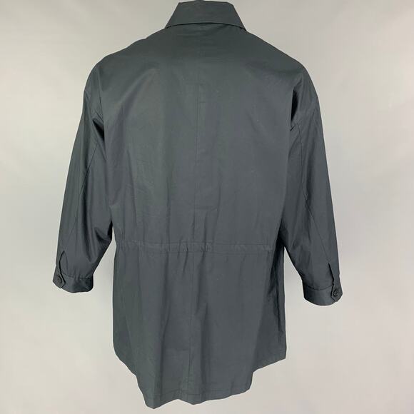 STILL by HAND Size S Black Cotton Drawstring Oversized Coat - Picture 3 of 7